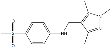 4-methanesulfonyl-N-[(1,3,5-trimethyl-1H-pyrazol-4-yl)methyl]aniline
