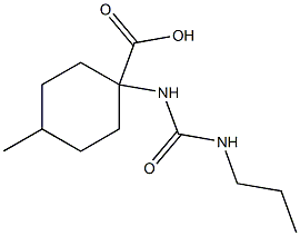 4-methyl-1-{[(propylamino)carbonyl]amino}cyclohexanecarboxylic acid