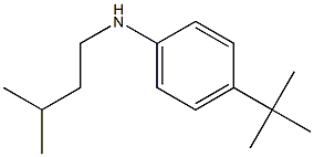 4-tert-butyl-N-(3-methylbutyl)aniline Struktur