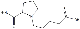 5-(2-carbamoylpyrrolidin-1-yl)pentanoic acid