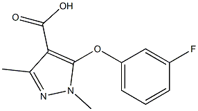5-(3-fluorophenoxy)-1,3-dimethyl-1H-pyrazole-4-carboxylic acid