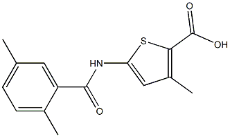 5-[(2,5-dimethylbenzene)amido]-3-methylthiophene-2-carboxylic acid