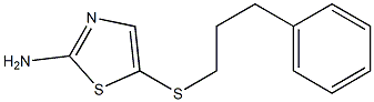 5-[(3-phenylpropyl)thio]-1,3-thiazol-2-amine