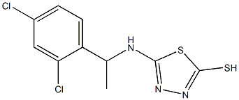 5-{[1-(2,4-dichlorophenyl)ethyl]amino}-1,3,4-thiadiazole-2-thiol