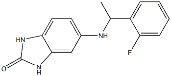 5-{[1-(2-fluorophenyl)ethyl]amino}-2,3-dihydro-1H-1,3-benzodiazol-2-one