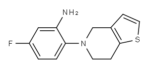 5-fluoro-2-{4H,5H,6H,7H-thieno[3,2-c]pyridin-5-yl}aniline