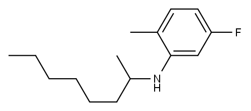 5-fluoro-2-methyl-N-(octan-2-yl)aniline