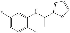 5-fluoro-N-[1-(furan-2-yl)ethyl]-2-methylaniline