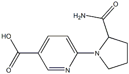6-(2-carbamoylpyrrolidin-1-yl)pyridine-3-carboxylic acid