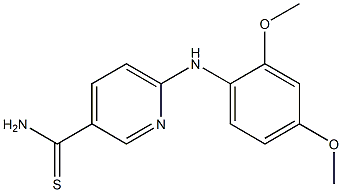 6-[(2,4-dimethoxyphenyl)amino]pyridine-3-carbothioamide