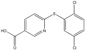 6-[(2,5-dichlorophenyl)sulfanyl]pyridine-3-carboxylic acid