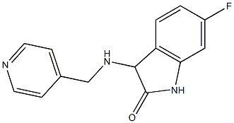 6-fluoro-3-[(pyridin-4-ylmethyl)amino]-2,3-dihydro-1H-indol-2-one