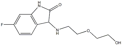 6-fluoro-3-{[2-(2-hydroxyethoxy)ethyl]amino}-2,3-dihydro-1H-indol-2-one