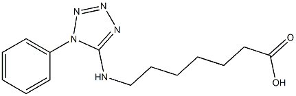 7-[(1-phenyl-1H-tetrazol-5-yl)amino]heptanoic acid