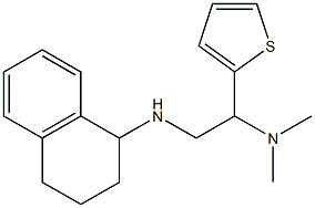 dimethyl[2-(1,2,3,4-tetrahydronaphthalen-1-ylamino)-1-(thiophen-2-yl)ethyl]amine