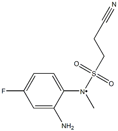 N-(2-amino-4-fluorophenyl)-2-cyano-N-methylethane-1-sulfonamido
