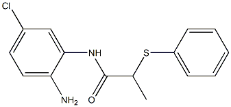 N-(2-amino-5-chlorophenyl)-2-(phenylsulfanyl)propanamide