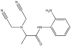 N-(2-aminophenyl)-2-[bis(cyanomethyl)amino]propanamide