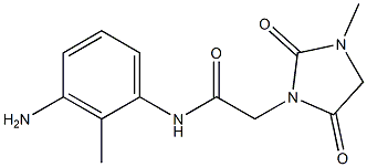 N-(3-amino-2-methylphenyl)-2-(3-methyl-2,5-dioxoimidazolidin-1-yl)acetamide
