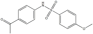 N-(4-acetylphenyl)-4-methoxybenzene-1-sulfonamide