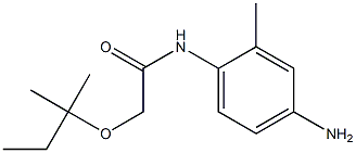 N-(4-amino-2-methylphenyl)-2-[(2-methylbutan-2-yl)oxy]acetamide