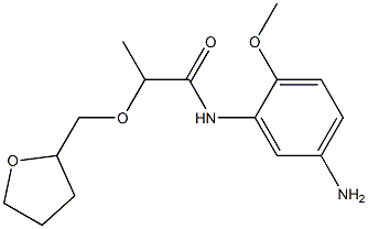 N-(5-amino-2-methoxyphenyl)-2-(oxolan-2-ylmethoxy)propanamide