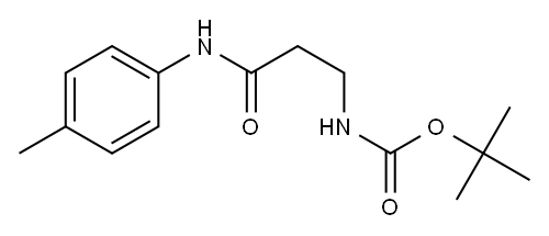 tert-butyl 3-[(4-methylphenyl)amino]-3-oxopropylcarbamate