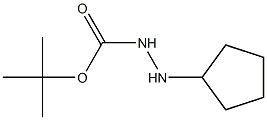 tert-Butyl  2-Cyclopentylhydrazinecarboxylate Struktur