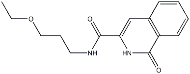 3-Isoquinolinecarboxamide,  N-(3-ethoxypropyl)-1,2-dihydro-1-oxo-
