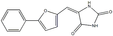 5-[(5-phenyl-2-furyl)methylene]-2,4-imidazolidinedione