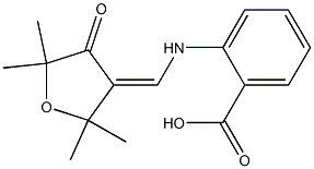 2-{[(2,2,5,5-tetramethyl-4-oxodihydro-3(2H)-furanylidene)methyl]amino}benzoic acid