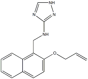 N-{[2-(allyloxy)-1-naphthyl]methyl}-N-(1H-1,2,4-triazol-3-yl)amine