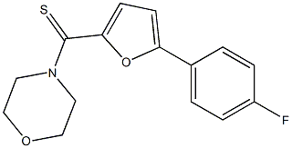 4-{[5-(4-fluorophenyl)-2-furyl]carbothioyl}morpholine