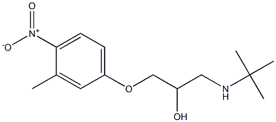 1-(tert-butylamino)-3-{4-nitro-3-methylphenoxy}-2-propanol