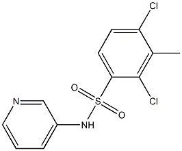 2,4-dichloro-3-methyl-N-(3-pyridinyl)benzenesulfonamide