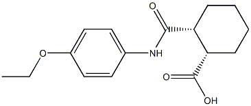 (1S,2R)-2-[(4-ethoxyanilino)carbonyl]cyclohexanecarboxylic acid