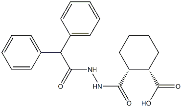 (1S,2R)-2-{[2-(2,2-diphenylacetyl)hydrazino]carbonyl}cyclohexanecarboxylic acid