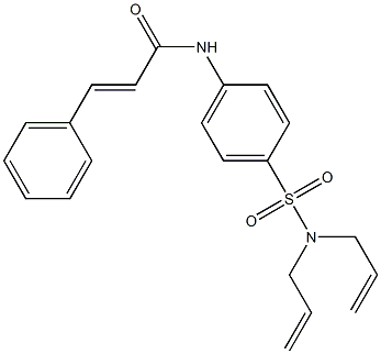 (E)-N-{4-[(diallylamino)sulfonyl]phenyl}-3-phenyl-2-propenamide
