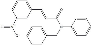 (E)-N-benzyl-3-(3-nitrophenyl)-N-phenyl-2-propenamide