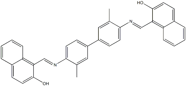 1-{[(4'-{[(E)-(2-hydroxy-1-naphthyl)methylidene]amino}-3,3'-dimethyl[1,1'-biphenyl]-4-yl)imino]methyl}-2-naphthol