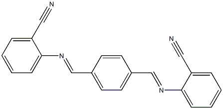 2-{[(E)-(4-{[(2-cyanophenyl)imino]methyl}phenyl)methylidene]amino}benzonitrile|