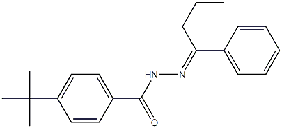 4-(tert-butyl)-N'-[(E)-1-phenylbutylidene]benzohydrazide