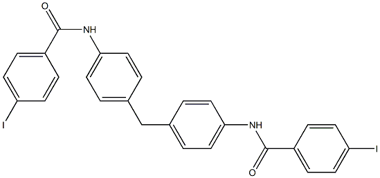 4-iodo-N-(4-{4-[(4-iodobenzoyl)amino]benzyl}phenyl)benzamide