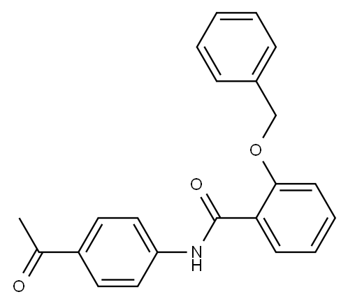 N-(4-acetylphenyl)-2-(benzyloxy)benzamide