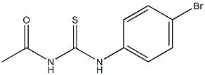 N-acetyl-N'-(4-bromophenyl)thiourea