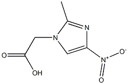 (2-methyl-4-nitro-1H-imidazol-1-yl)acetic acid Structure