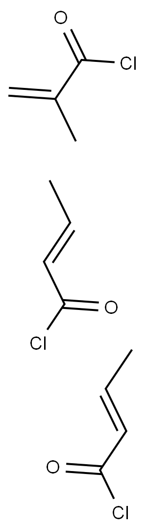 巴豆酰氯2-丁烯酰氯Β-甲基丙烯酰氯 结构式