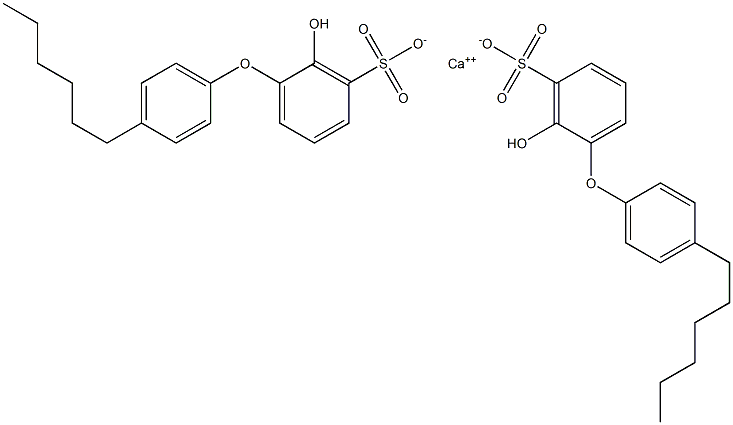 Bis(2-hydroxy-4'-hexyl[oxybisbenzene]-3-sulfonic acid)calcium salt
