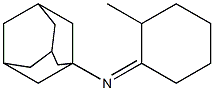 N-(1-アダマンチル)-2-メチルシクロヘキサンイミン 化学構造式