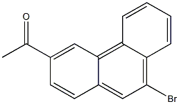 3-アセチル-9-ブロモフェナントレン 化学構造式